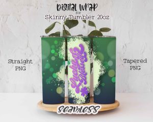 Lucky Stacked Retro St Patrick Tumbler Sublimation