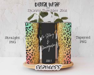 Be Strong And Courageous Tumbler Wrap