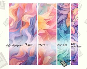 Abstract Colorful Background Set