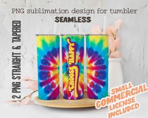 Choose Happy Smiley Tumbler Wrap