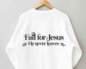 Fall For Jesus SVG Cut Design