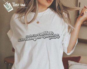 Fueled By Coffee Sarcastic Quote SVG Cut Design