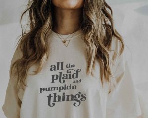 All The Plaid And Pumpkin Things SVG Cut File