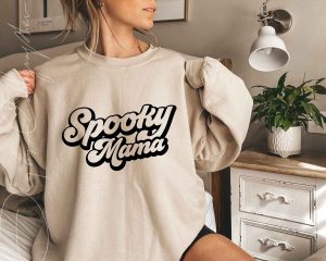 Spooky Mama SVG Halloween Retro Cut Design