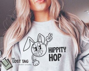 Hippity Hop Funny Easter SVG Cut Design