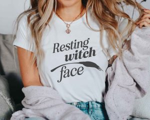 Resting Witch Face SVG Halloween Cut Design
