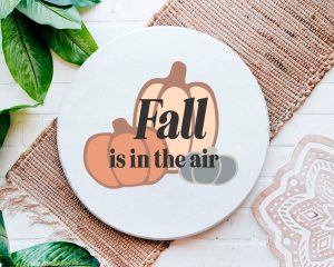Fall In The Air SVG Cut Design