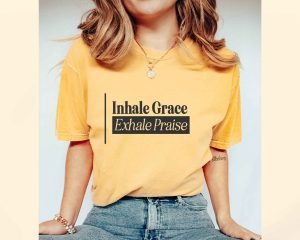 Inhale Grace Exhale Praise SVG Cut Design