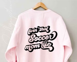 Livin That Sports Mom Life SVG Cut Design