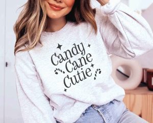 Candy Cane Cutie SVG Cut Design