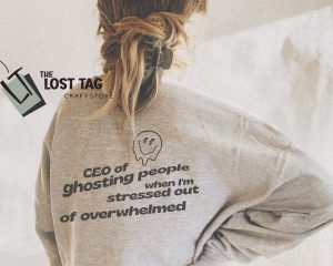 CEO Of Ghosting People Mental Health SVG Cut Design