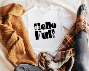 Hello Fall SVG Cut Design