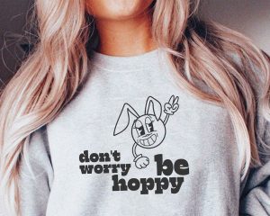 Don’t Worry Be Hoppy Easter SVG Cut Design