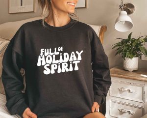 Full Of Holiday Spirit SVG Cut Design
