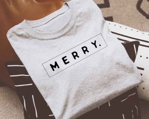 Merry And Bright SVG Cut Design