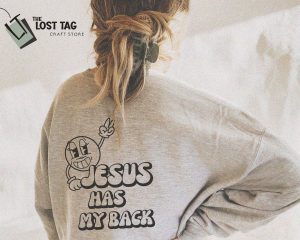 Jesus Has My Back SVG Cut Design
