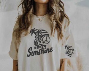 Be The Sunshine Retro Smiley SVG Cut Design