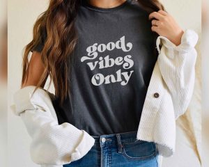 Good Vibes Only Smiley SVG Cut Design