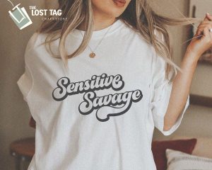 Sensitive Savage SVG Cut Design