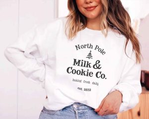 North Pole Cookie And Milk Co SVG Cut Design