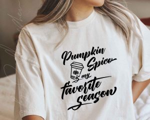 Pumpkin Spice Is My Favorite Season SVG Cut Design