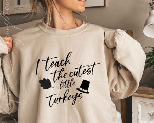 I Teach The Cutest little Turkeys SVG Cut Design