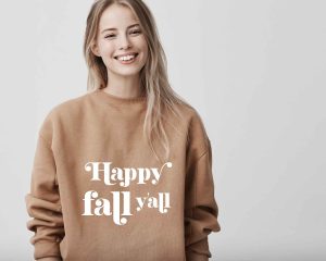 Happy Fall Yall SVG Cut Design