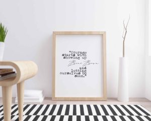 Courage Is Resistance Quote Printable Typography Print