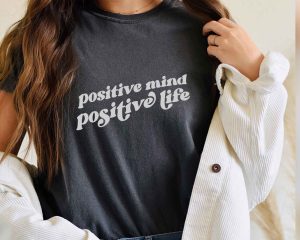 Positive Mind Positive Life SVG Cut Design