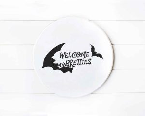 Welcome Paw SVG Sign Cut Design