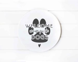 Welcome To Our Home SVG Sign Cut Design