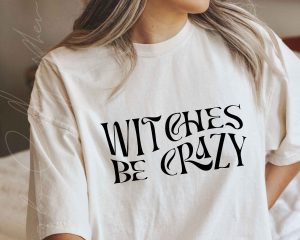 Witches Be Crazy SVG Halloween Cut Design