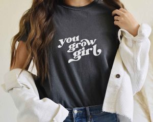 You Grow Girl SVG Plant Mom Cut Design
