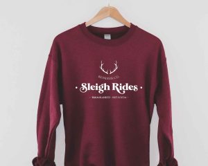Reindeer Sleigh Rides SVG Cut Design