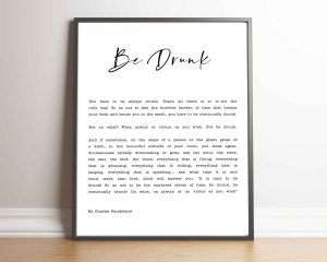 Be Fearless Authentic Printable Wall Art Positive Print