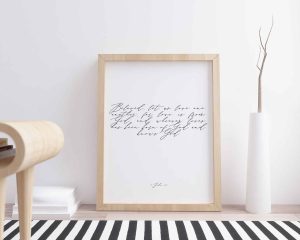 Being Entirely Honest Printable Typography Wall Print