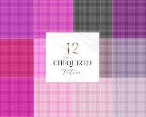 Purple Chequered Textures