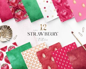 Funny Strawberry Textures