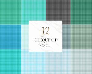 Mint Chequered Textures