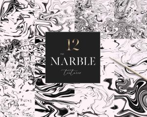 12 Ink Marble Textures