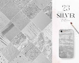 12 Detailed Silver And Gold Textures