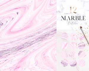 12 Purple Marble Textures