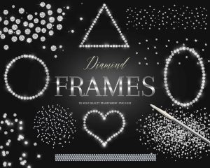 Diamond Frames Clipart