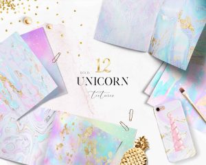 Unicorn Clipart Bundle, 570 Elements