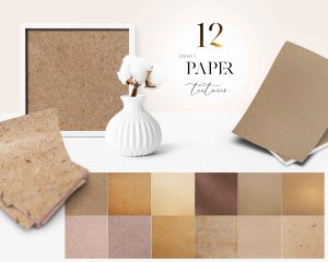 12 Craft Paper Textures