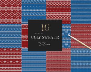 Ugly Sweater Seamless Patterns