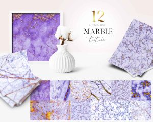 Purple Marble Textures