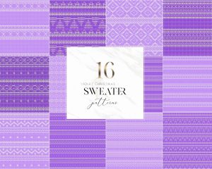 Violet Sweater Textures