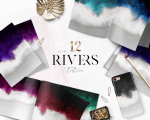 Glam Rivers Textures