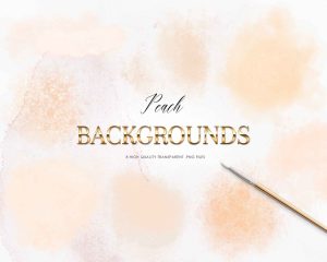 Peach Backgrounds Clipart